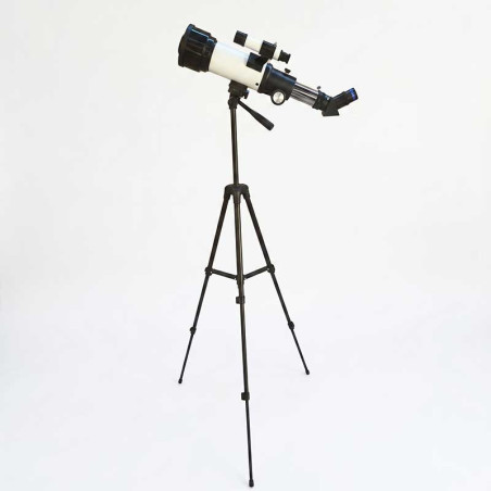 Telescopio Astronómico y terrestre 40070 con inversor | Barlow 2X + 2 oculares + filtro lunar