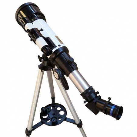 Telescopio Astronómico y terrestre 40070 con inversor | con bolso | Barlow 3X + 2 oculares + filtro lunar