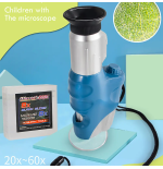 Microscopio de mano para niños | 60x | + set de muestra