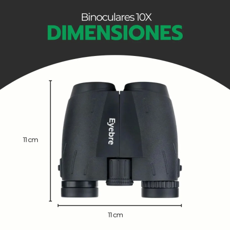 Binocular Táctico 10x25 4K portátil | de alta potencia | Eyebre