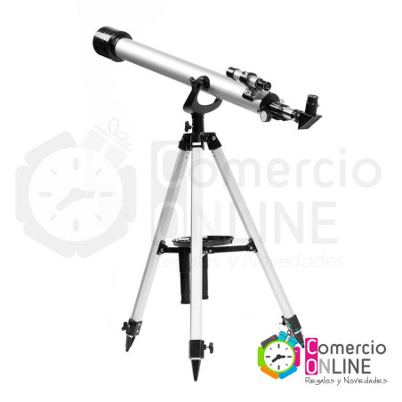 Telescopio Astronómico y terrestre F-90060 675X | barlow 3X + 3 oculares + inversor + filtro lunar