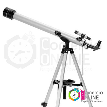 Telescopio Astronómico y terrestre F-90060 675X | barlow 3X + 3 oculares + inversor + filtro lunar