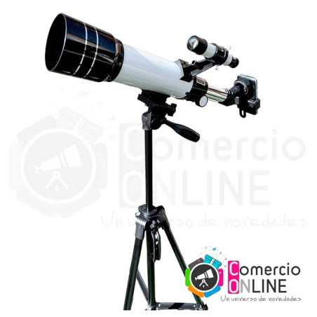Telescopio Astronómico y terrestre 40070 330X con inversor | Barlow 5X + 3 oculares + filtro lunar