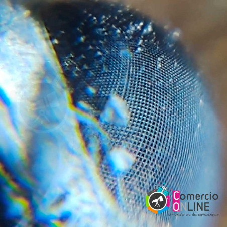 Mini microscopio para celular de 60x | resolución 4k + luz + luz ultravioleta