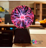 Lámpara de Plasma científica, con luz LED nocturna táctil | Ideal para decoración e iluminación o uso de relajación y calma