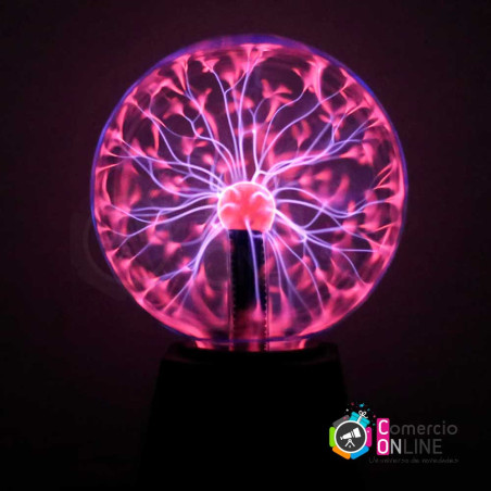 Lámpara de Plasma científica, con luz LED nocturna táctil | Ideal para decoración e iluminación o uso de relajación y calma