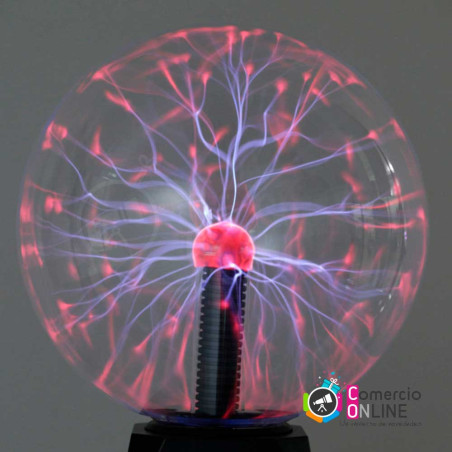 Lámpara de Plasma científica, con luz LED nocturna táctil | Ideal para decoración e iluminación o uso de relajación y calma